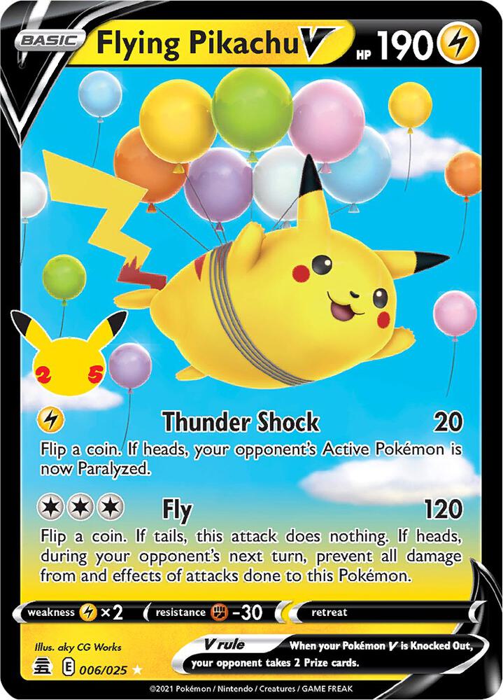 Flying Pikachu V - Celebrations - Pokemon - TCGplayer.com