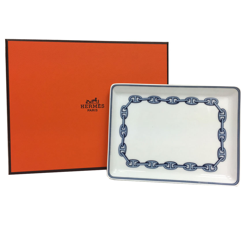 楽天市場】セール HERMES エルメス シェーヌダンクル トレイ 小物入れ