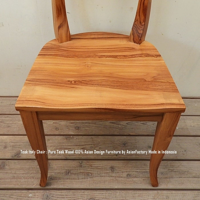 楽天市場】チーク無垢材 イタリーチェア NA ナチュラルブラウン