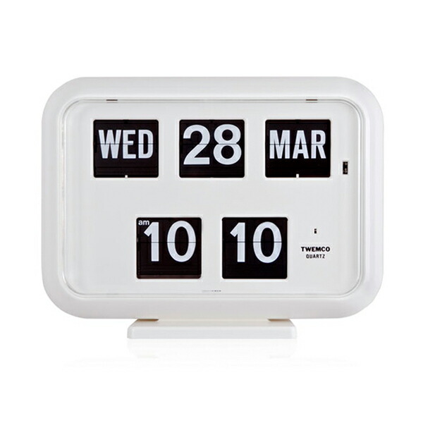 楽天市場】TWEMCO トゥエンコ 掛置兼用 パタパタ時計 フリップクロック