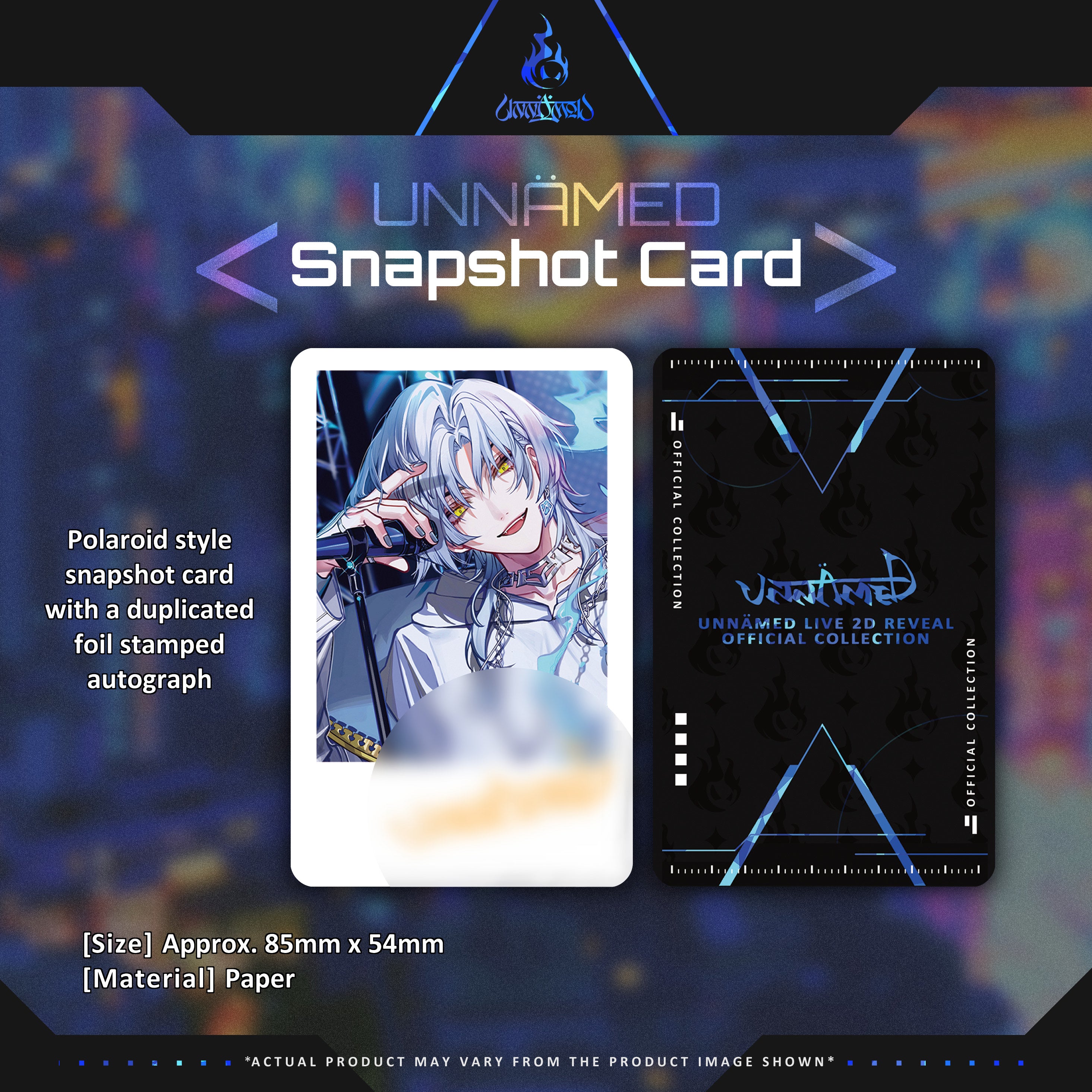 Unnämed 箔押しサイン入りチェキ風カード – Unnämed Official Website