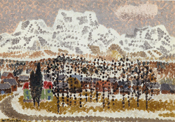 高田誠「妙高残雪」の買取・査定は美術のプロにお任せ下さい。 | 絵画