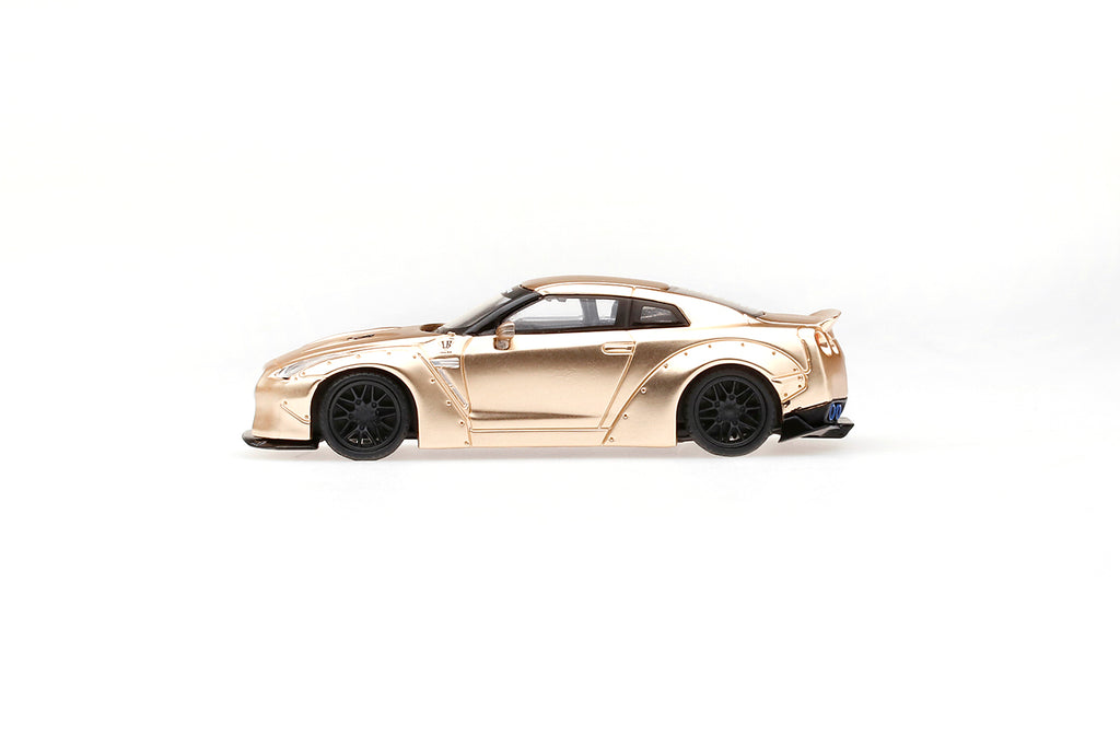MINI GT #30 LB☆WORKS Nissan GT-R (R35) Rear Wing ver 2 Satin Gold