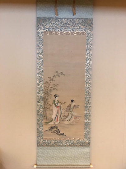 狩野雪信 唐美人図｜古美術・掛け軸の販売・買取・鑑定-松本松栄堂