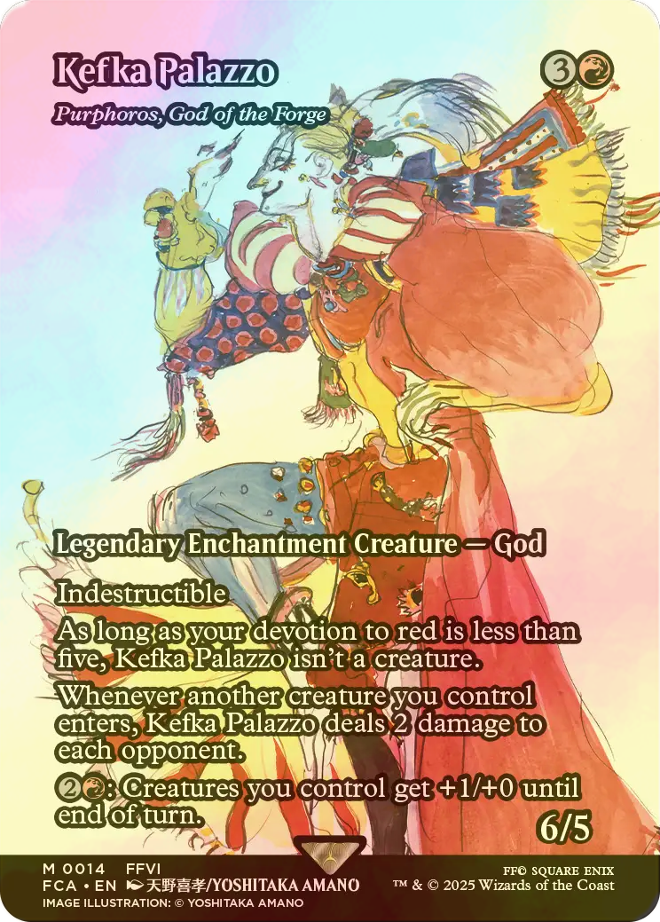 MTG M ケフカ・パラッツォ/鍛治の神、パーフォロス 継承史Foil FF MTG