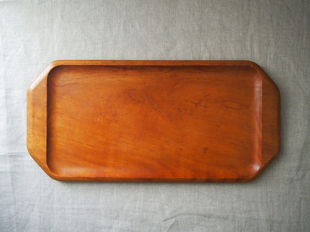 KARL HOLMBERG チークトレイ 無垢材 1960–70年代 スウェーデン 北欧