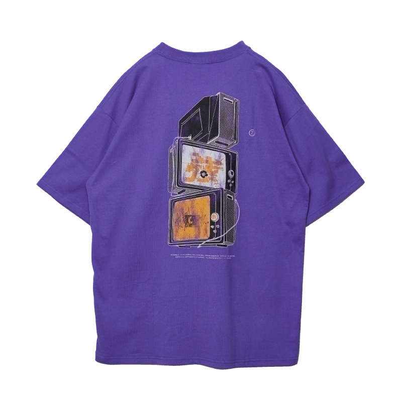 強TV Tee (Purple) - ZUTOMAYO MART