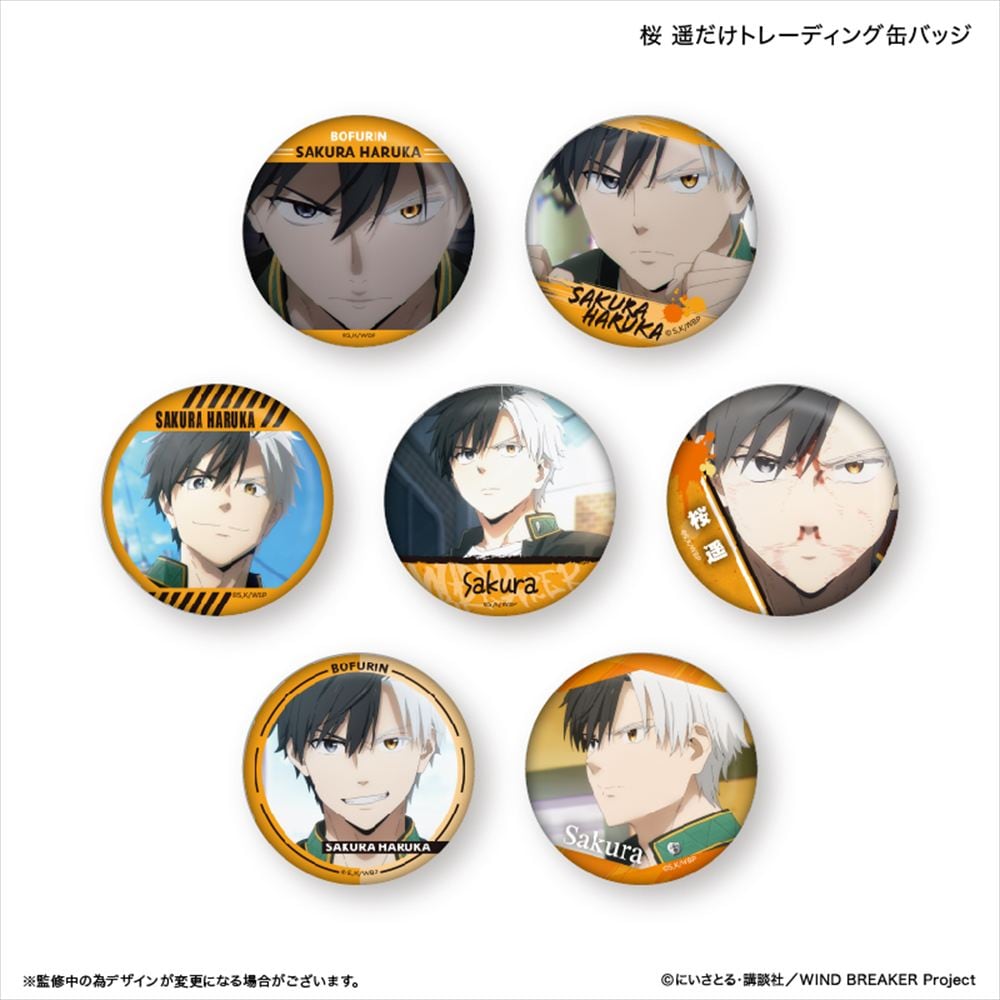 WIND BREAKER だけ缶 桜 遥だけトレーディング缶バッジ BOX 全7種