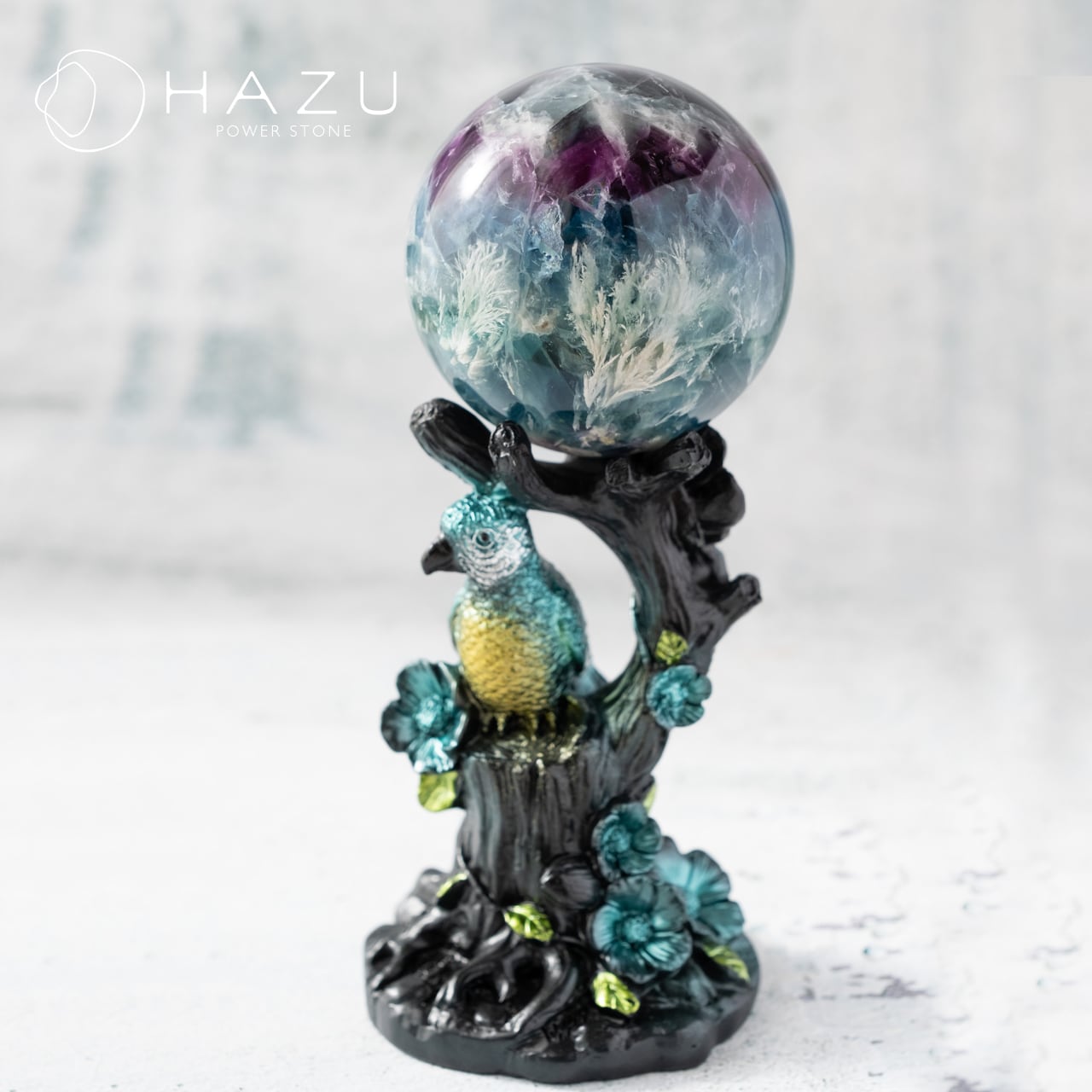 フローライトスフィア♡台座セットNo.152 フローライトスフィア♡♡虹