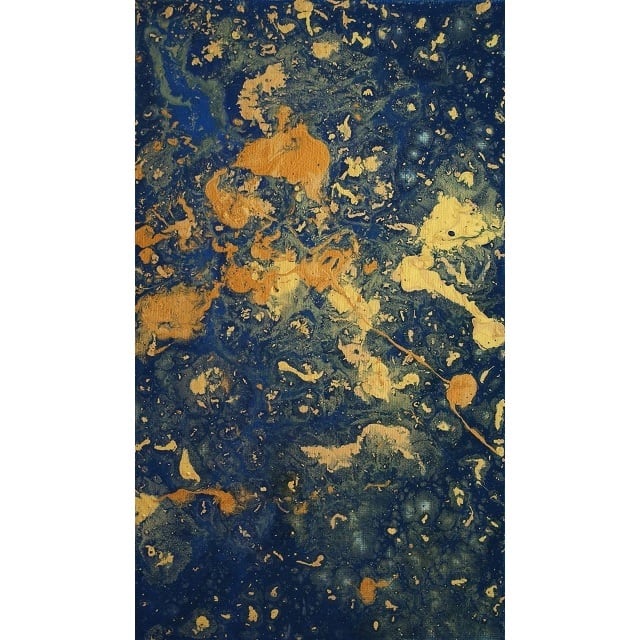 無題」 キャンバスにアクリル * 絵画 現代アート 抽象画 宇宙 内野隆文