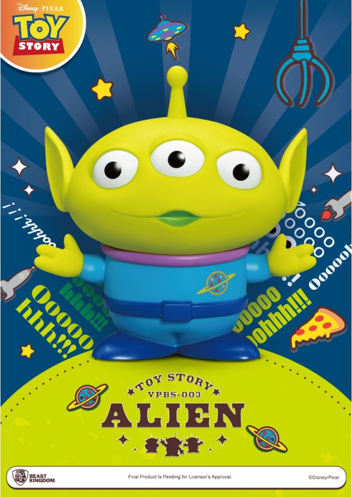 Beast-Kingdom USA | VPBS-003 TOY STORY Small Vinyl Piggy Bank ALIEN