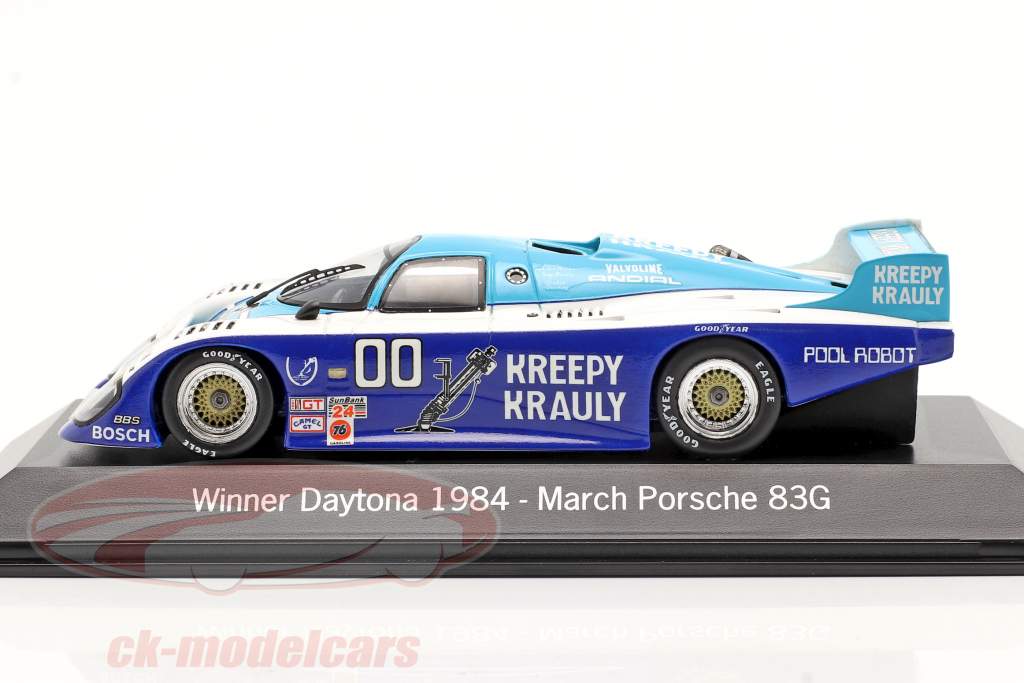 Spark 1:43 March Porsche 83G #00 Winner 24h Daytona 1984 Kreepy