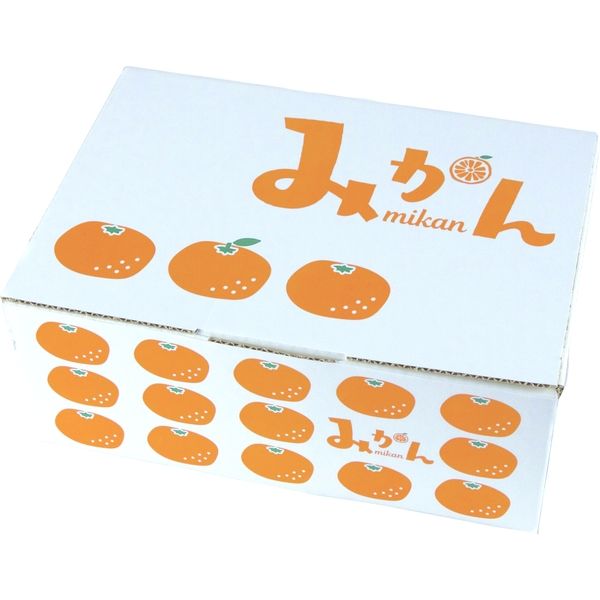 ヤマニパッケージ イラストみかん 3kg L-2442 1ケース(80:10枚結束全面