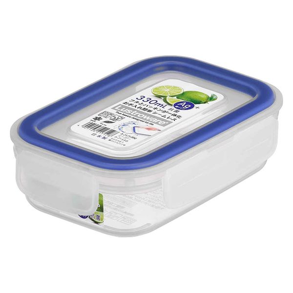 岩崎工業 保存容器 330ml 深型 イージーケア 4点ロック 424570 1個