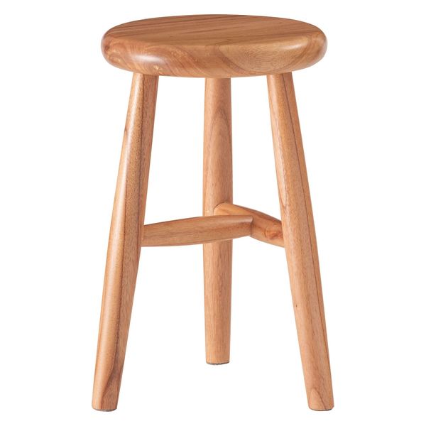 東谷 GT-414NA ウッドスツール ナチュラル 1個（直送品） - アスクル