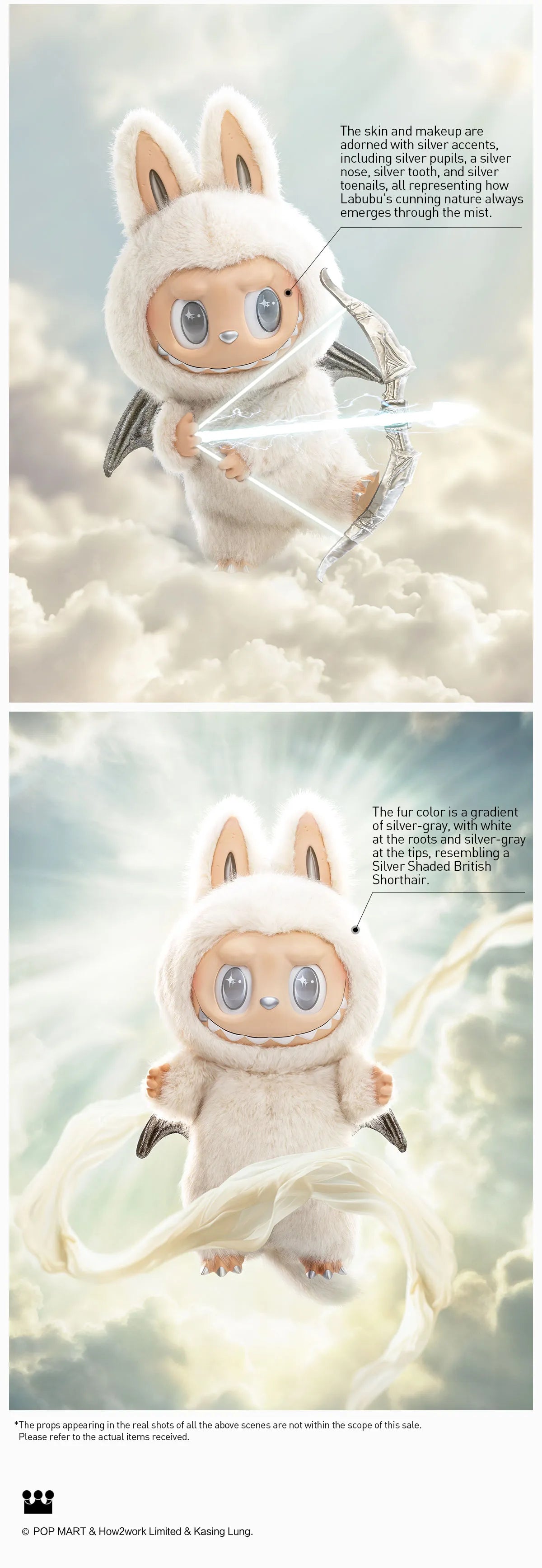 ZIMOMO THE MONSTERS V2 - ANGEL IN CLOUDS Vinyl Face Doll – WHOOPEA