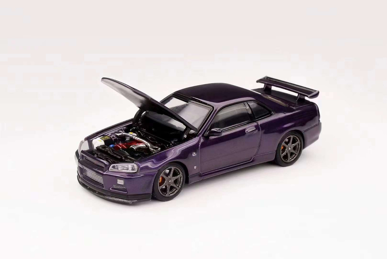 1/64 Motorhelix Nissan Skyline GT-R GTR R34 V-Spec II (Midnight