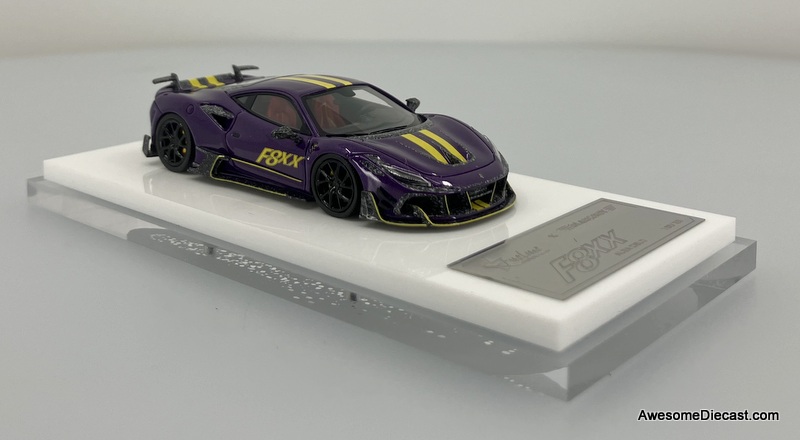 限定499台】Ferrari F8XX MANSORY 1/64ミニカー黄色 限定499台