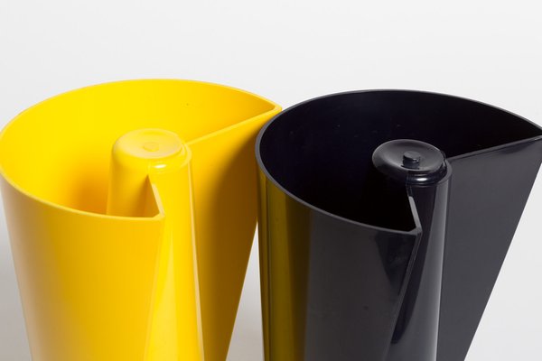 Vintage Pago Pago Vases by Enzo Mari for Danese Milano, 1970s, Set