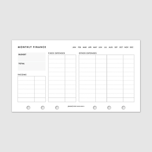 システム手帳リフィル《バイブルサイズ》コンパクトに持ち運べる
