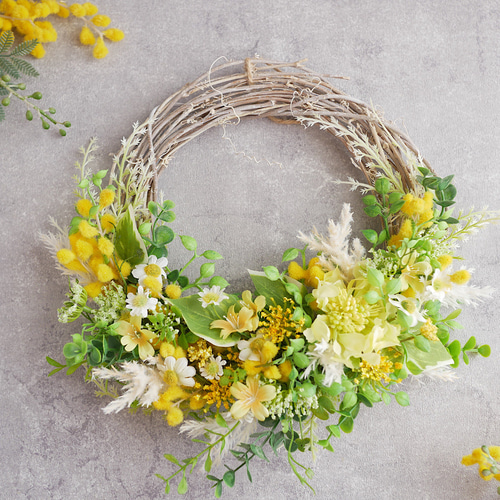 特集掲載】鮮やかミモザのナチュラルハーフリース 春夏 アーティ