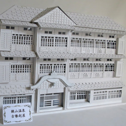 昭和レトロ洋館「旧前田家本邸」 着色模型 立体・オブジェ ジオラマ