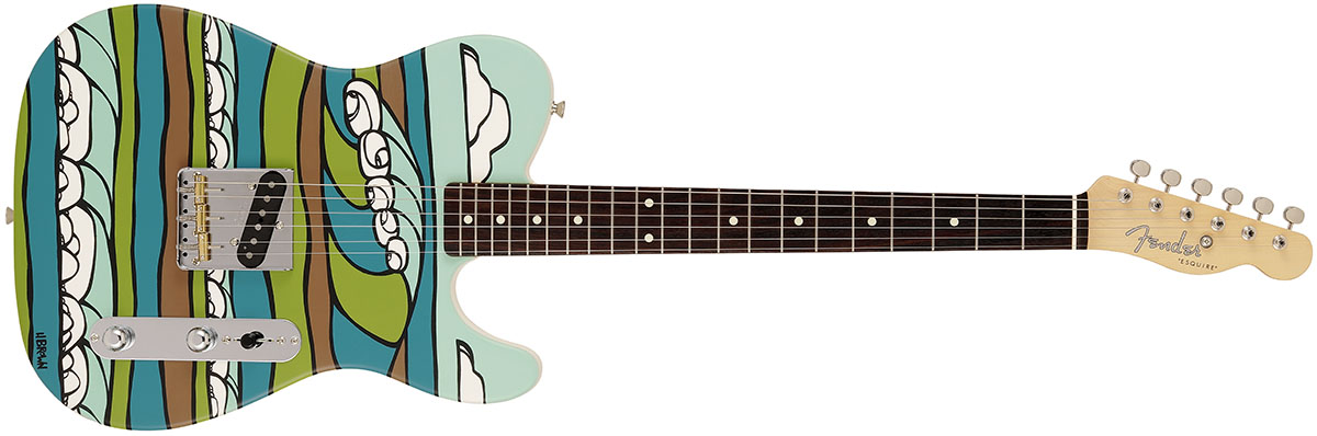 フェンダー、ヘザー・ブラウンのアートをまとったギターを15本限定で