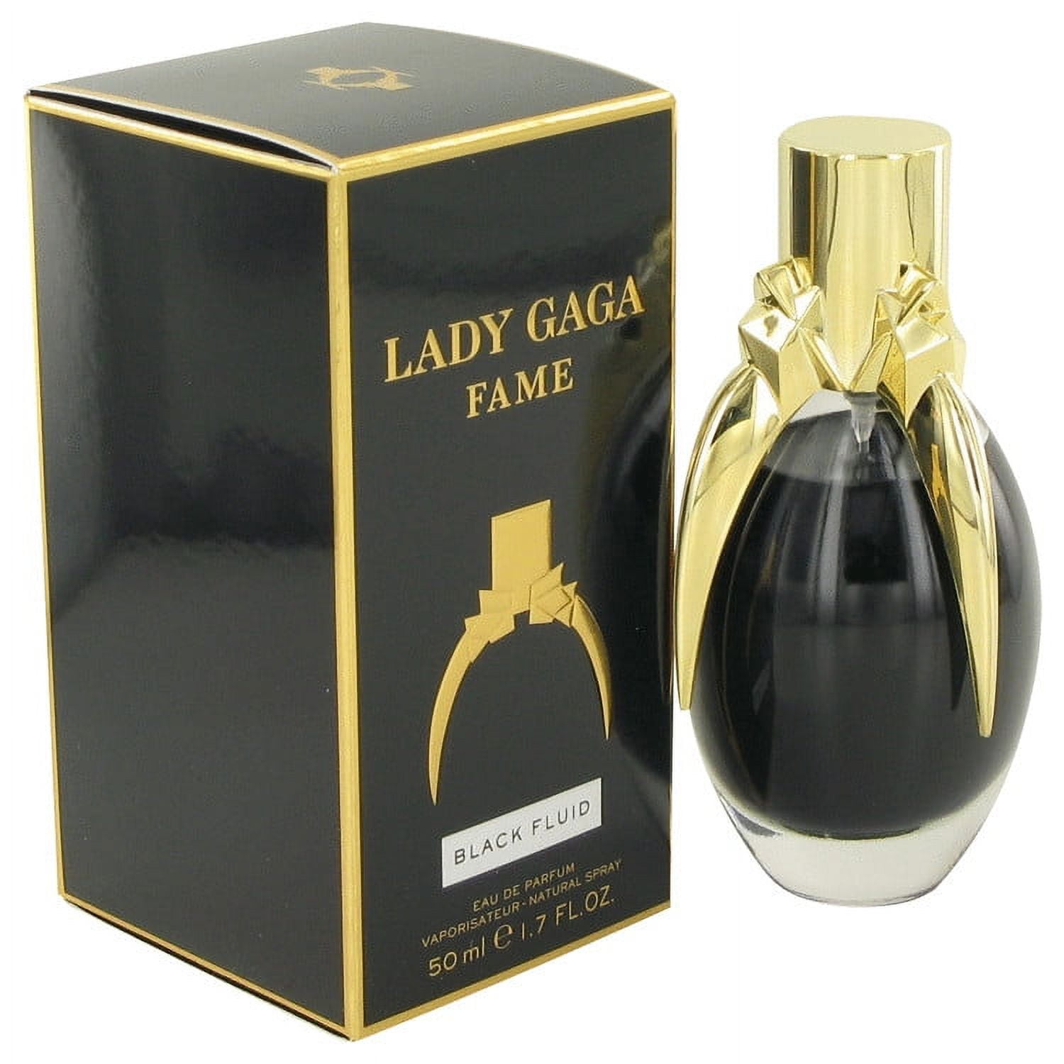 Lady Gaga Fame Black Fluid Eau De Parfum, Perfume for Women, 1.7