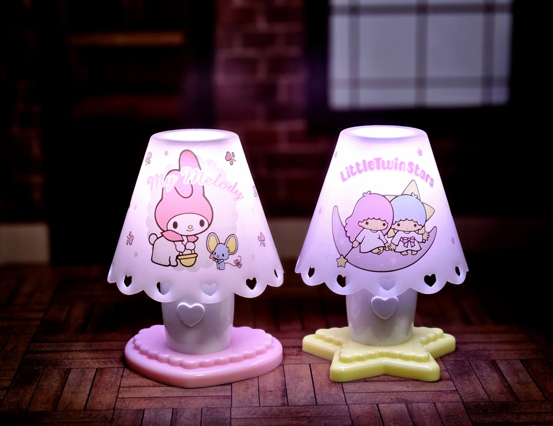 Sanrio Miniature My Little Twin Stars/ My Melody Room Light - Etsy