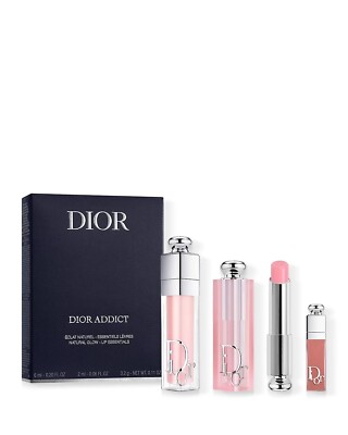 DIOR ADDICT 3-PIECE SET (001 Pink) Lip Glow, Lip Maximizer & Mini