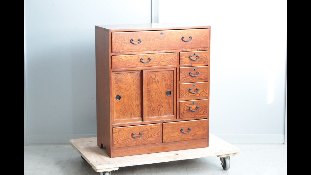 H0029 茶箪笥 - YouTube