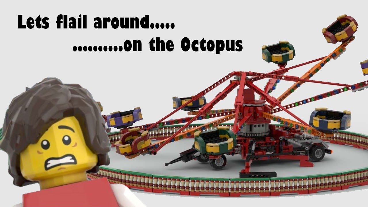 LEGO MOC Octopus Fairground ride by Gdale | Rebrickable - Build