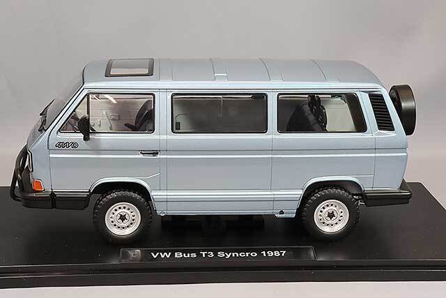 KKスケール 1/18 フォルクスワーゲン Bus T3 Syncro 1987 ライトブルー