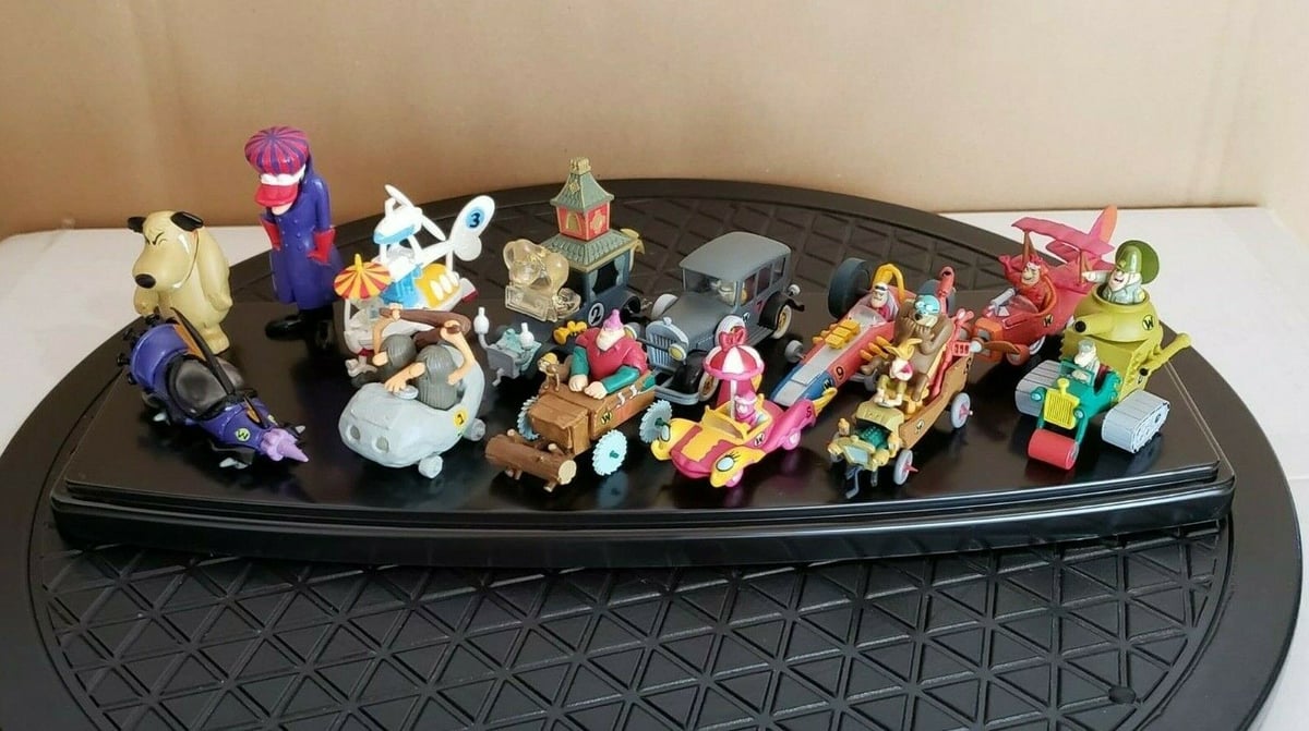 Konami & Bandai Wacky Races Figure Set w/ Acryl