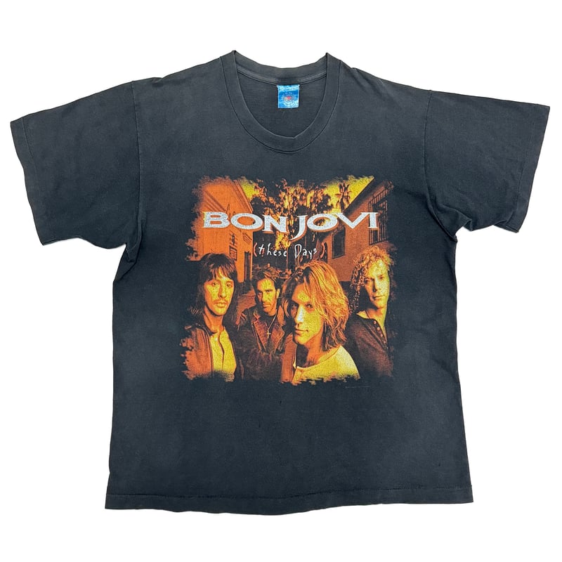 BONJOVI ボンジョヴィ THESE DAYS BLACK L Tシャツ | NOWWH