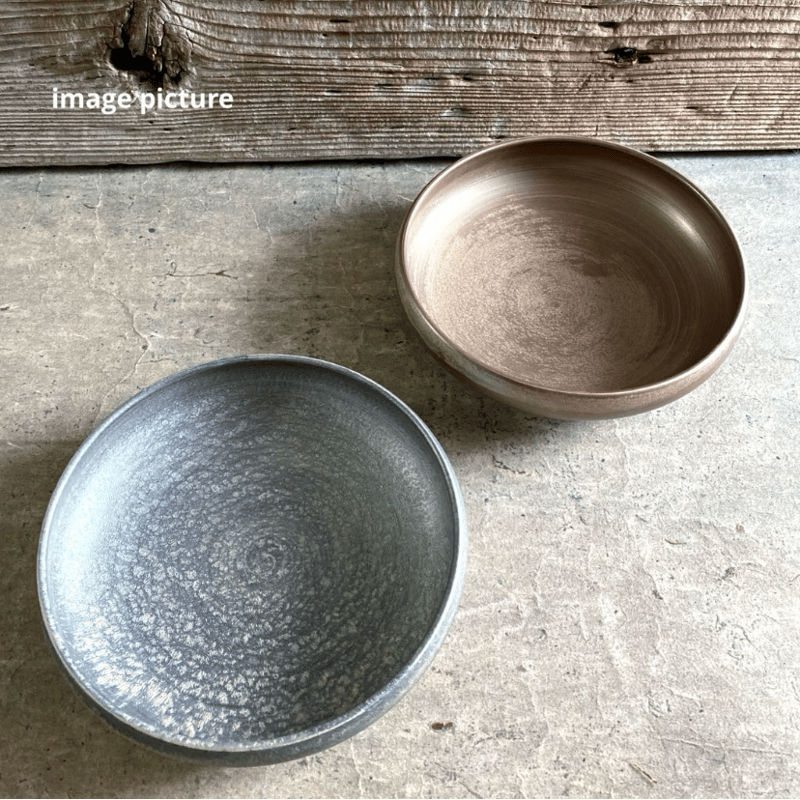 有田焼 陶悦窯 晶雲母銀6寸鉄鉢 | MatsuBokkuri