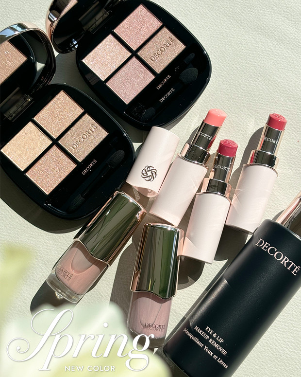 春コスメ2026】コスメデコルテの春新色を全色スウォッチ！ 新作の