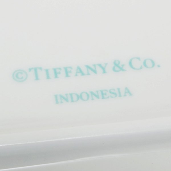 名入れ】ティファニー TIFFANY＆Co ブルー ボウ デザート プレート
