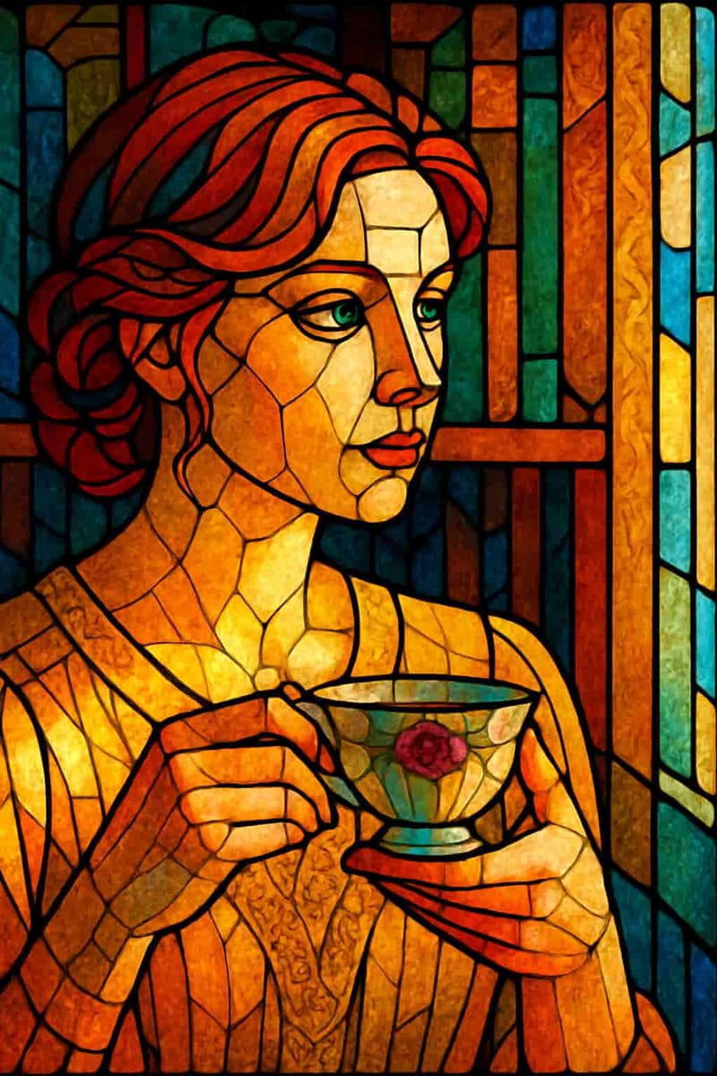 オンラインで写真をステンドグラス風に加工 - Somake AI