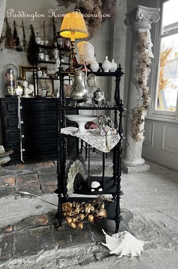 ナポレオン3世ミュージックシェルフ【パディントン】｜アンティーク家具