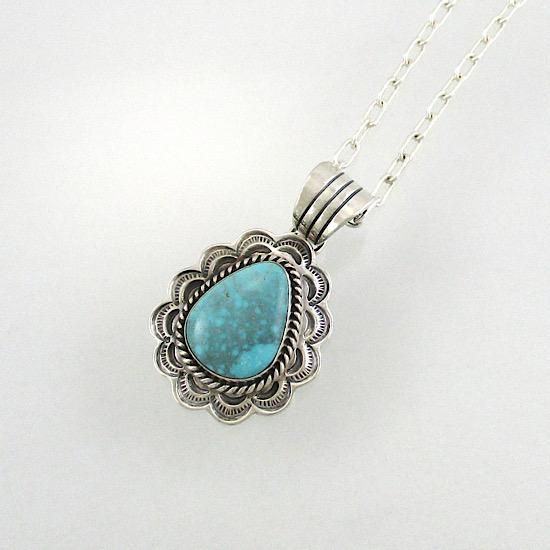 ターコイズペンダント ローンマウンテンターコイズ By Geneva Ramone