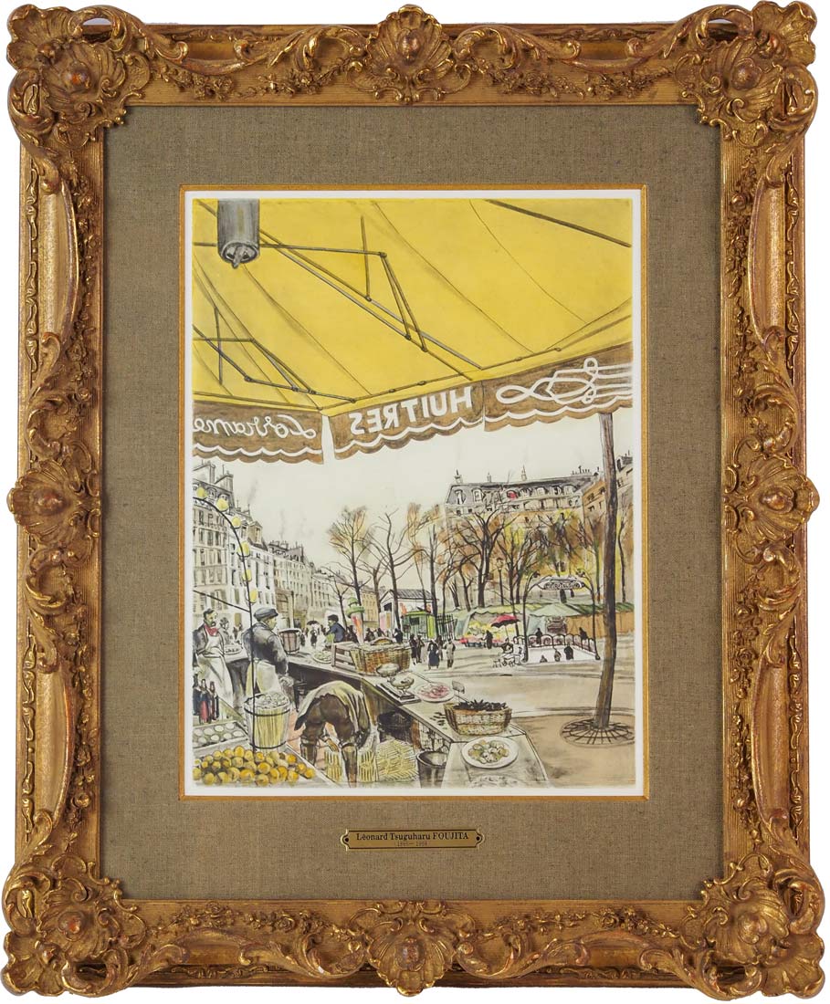 藤田嗣治 「テルヌ広場」 | | アトリエ・ブランカ