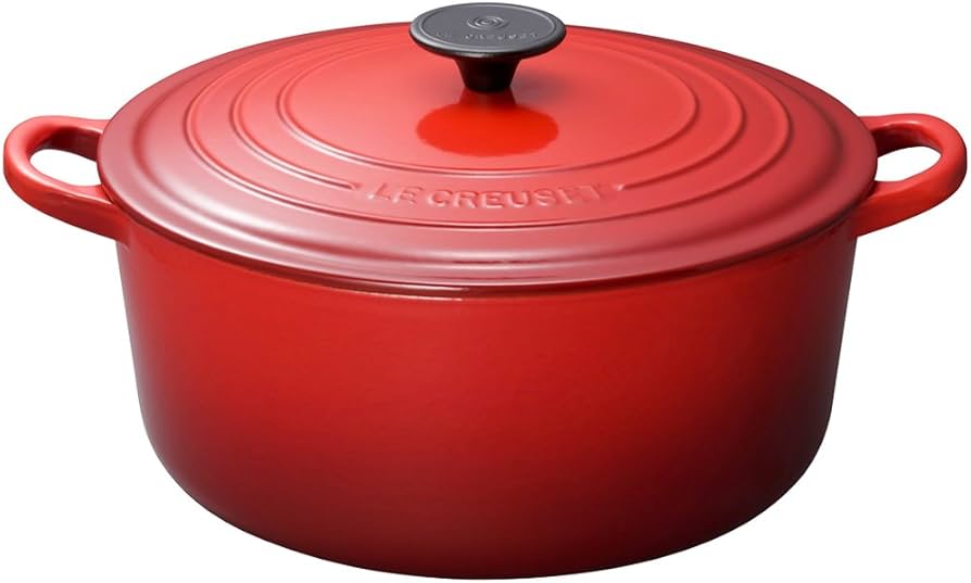 Amazon | ルクルーゼ ココットロンド 16cm IH対応 チェリーレッド 2501