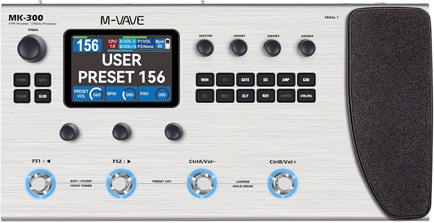 Amazon.co.jp: 【M-VAVE MK-300 マルチエフェクター 国内正規品】日本