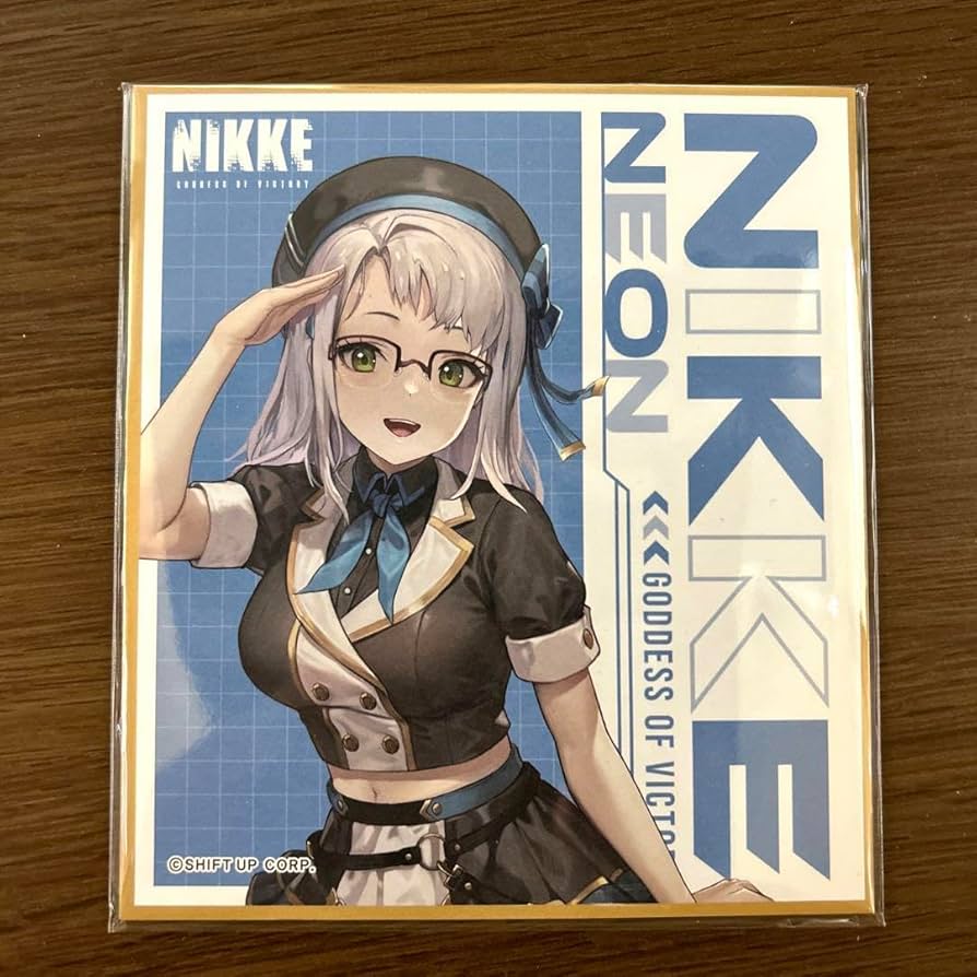 Amazon.co.jp: 勝利の女神 NIKKE ニケ ネオン 色紙 : 文房具・オフィス用品