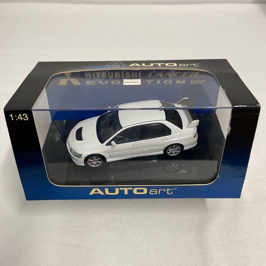 Amazon | AUTOart 1/43 三菱ランサーエボリューション Ⅷ ホワイト