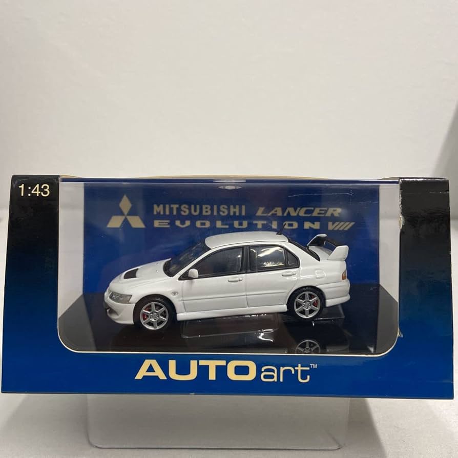 Amazon | AUTOart 1/43 三菱ランサーエボリューション Ⅷ ホワイト