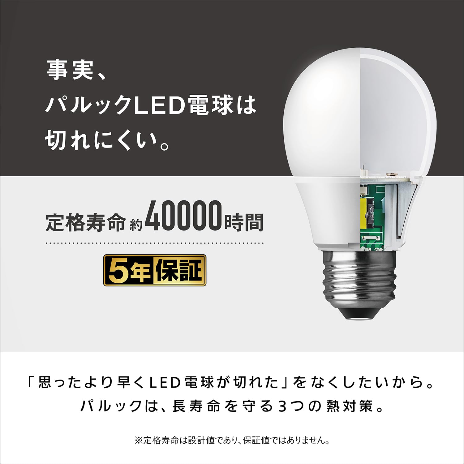 Amazon | パナソニック ミニクリプトン型 パルック プレミア LED電球