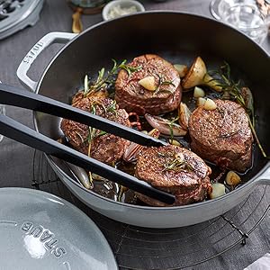 Amazon.co.jp: ストウブ(Staub) 「 ブレイザー ソテーパン グレー 26cm