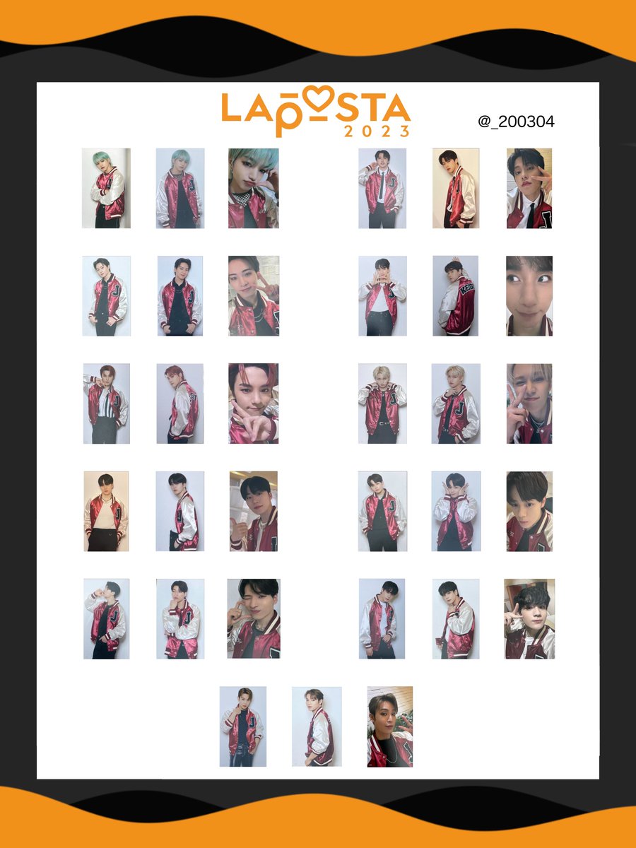 LAPOSTA2023 のJO1のトレカ一覧です！ 交換や管理の際などご自由にお